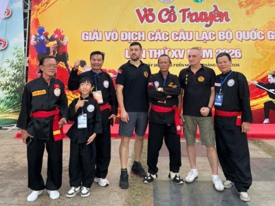 Võ sư Hồng Kha cùng các Võ nhân trong nước và quốc tế tại Liên hoan quốc tế VCT Việt Nam lần IX